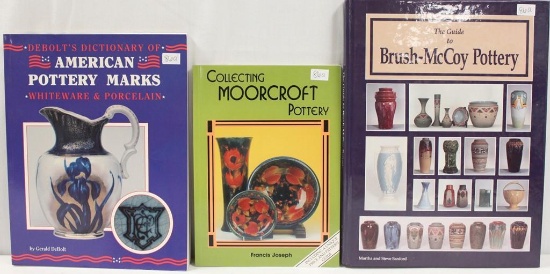 (3) Research books: The Guide to Brush-McCoy Pottery by Martha and Steve Sanford; Collecting