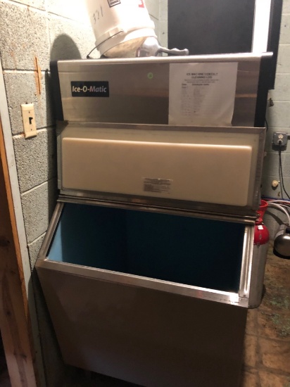 Ice-O-Matic 500 lb Ice Machine and bin