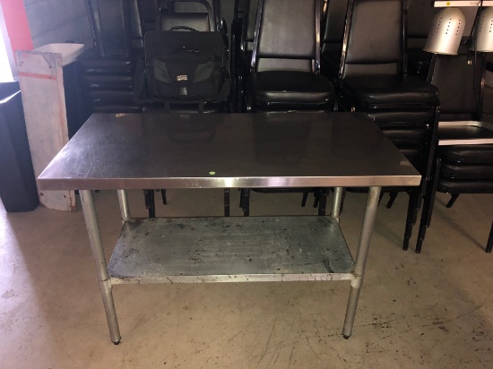4' x 2' Stainless Steel Table