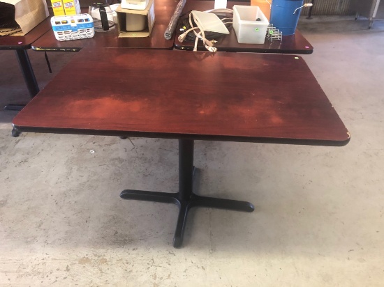 (4) 45" x 30" lamanated dining tables 4-tops