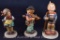 (3) Hummel figurines: 4.5