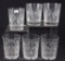 (6) Waterford Crystal large sized tumblers, 4.5