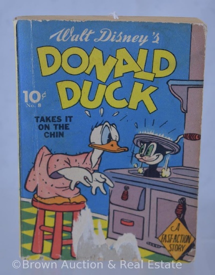 Dell publishing Donald Duck Takes it on the Chin #8 dime book