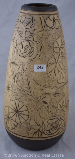 Weller Burntwood 11.5" vase