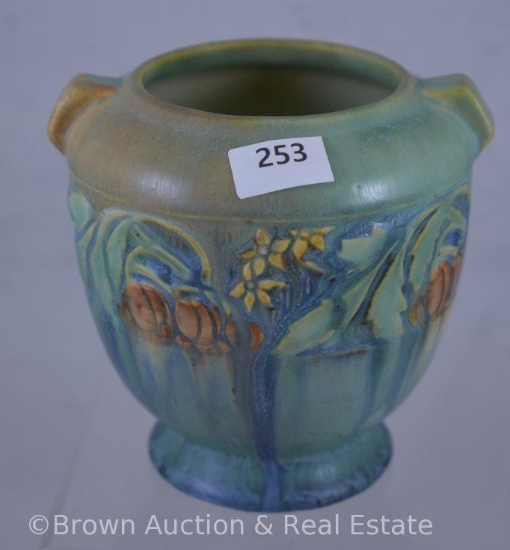 Roseville Baneda 587-4" vase, green