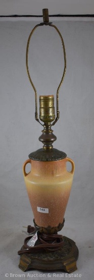 Roseville Windsor Factory Lamp, 546, F36, tan