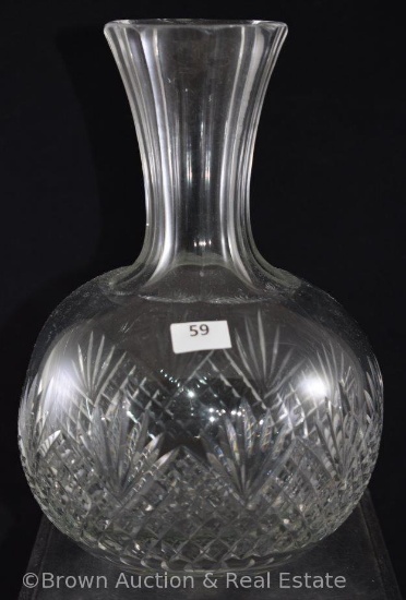Pressed Glass 8.5" water carafe