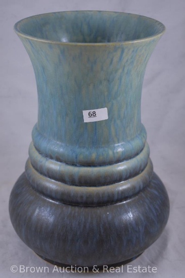 Roseville Futura "Elephant Foot" 435-10" vase, blues