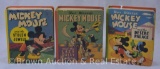 (3) Mickey Mouse Big Little Books