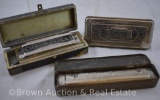 (3) Harmonicas, 2 in original boxes - Chromonika 1, Echo and Opera