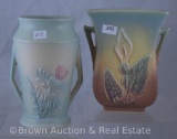 (2) Hull pottery vases: Calla Lily 500-33-6