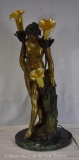 Bronze Nude Girl lamp by Falconet, 29