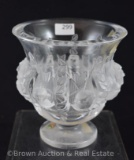 Signed Lalique France Dampierre 4.75