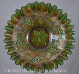 Carnival Glass Vintage Leaf 8.5