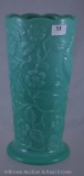 Fenton #791 peacock vase, 8