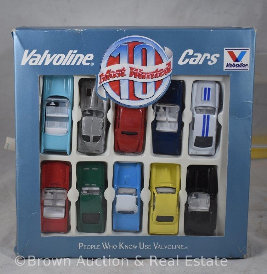 "10 Most Wanted Valvoline Cars" in original packaging