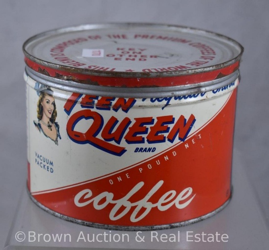 Teen Queen Coffee 1 lb can (not original lid)