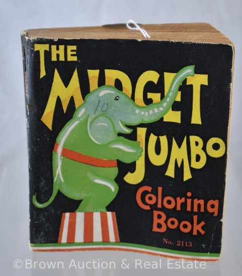 "The Midget Jumbo Coloring Book" No. 2113 Big Little Book