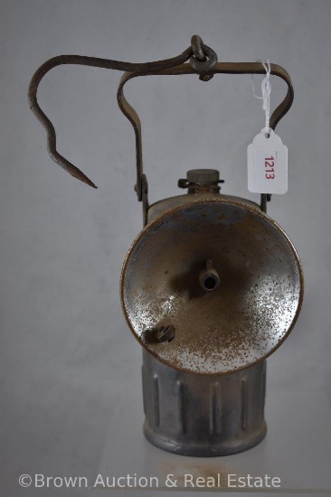 Justrite coal miner's carbide handheld lantern