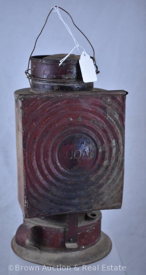 Early tin "Kodak" dark room lantern