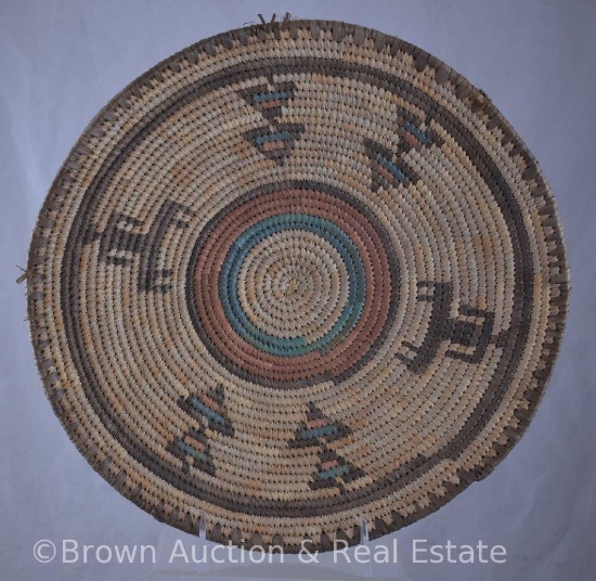 Native American 12"d low bowl basket