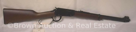 Henry .22 lever action carbine rifle, blue, large loop - likely never fired **BUYER MUST PAY A $25