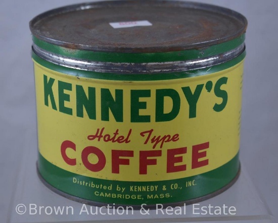 Kennedy's Hotel Type one pound coffee can