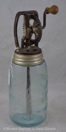 Mason's jar (Pat'd. Nov/1858) butter churn