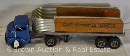 Smith-Miller Smitty Vintage "Trans-Continental Freighter" truck, 23"l