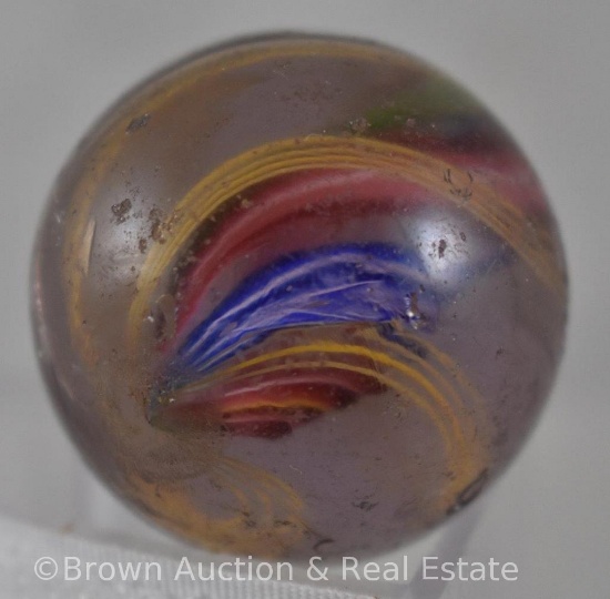 Swirl marble, 1.75"d