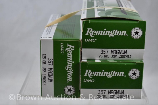 (3) Boxes of Remington 357 Magnum ammo
