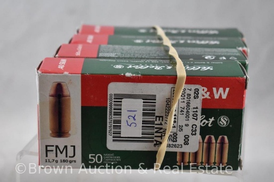 (4) Boxes of Sellier and Bellot 40 S&W ammo