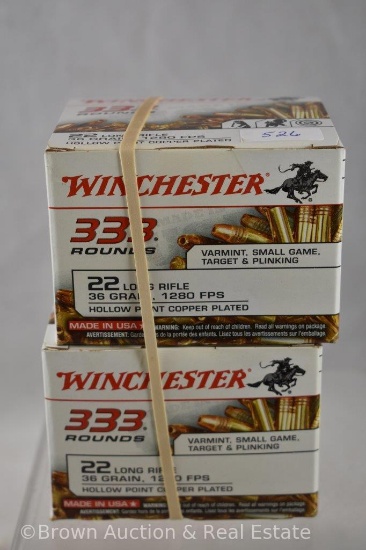 (2) Boxes of Winchester 22 LR ammo