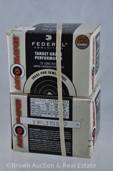 (2) Boxes of Federal .22LR ammo