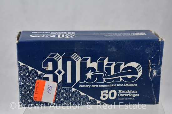 Box of 3-D Blue .44 mag ammo