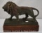 Walters Art Gallery bronze sculpture - Lion walking