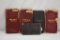 (5) Early 1900's leather-bound Fostoria glass salesmen catalogues