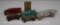 (5) Toy race cars and 1 Matchbox Construction Set