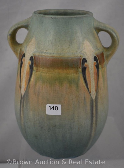 Roseville Monticello 561-7" vase, green