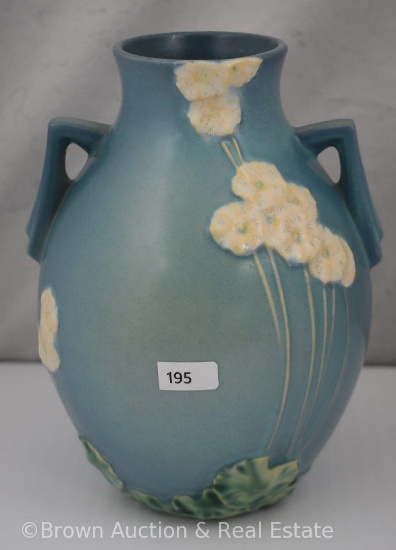 Roseville Primrose 767-8" vase, blue