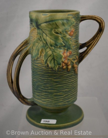 Roseville Bushberry 32-7" vase, green