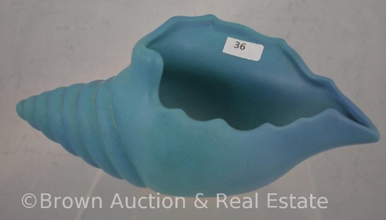 Van Briggle turquoise conch shell