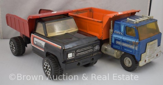 (2) Toy dump trucks