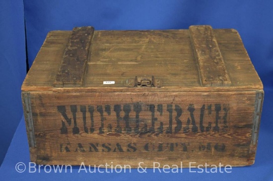 Muehlebach (Kansas City, MO) wooden beer crate