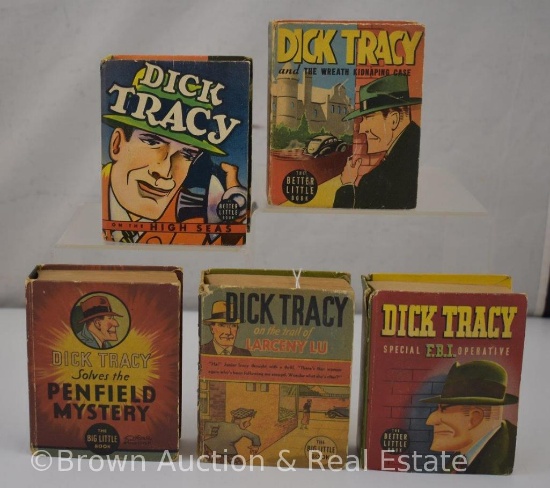 (5) Dick Tracy Big Little Books