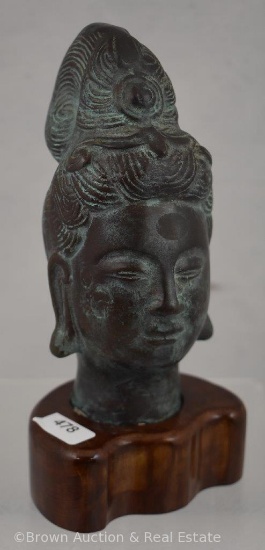 19th Century Bali-Stone carved bust