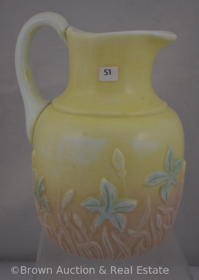 Consolidated milk glass 8.5"h pitcher