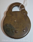 US street letter box padlock