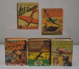 (5) Aviation/Military themed Big Little Books