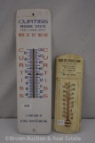 (2) Advertising wall thermometers